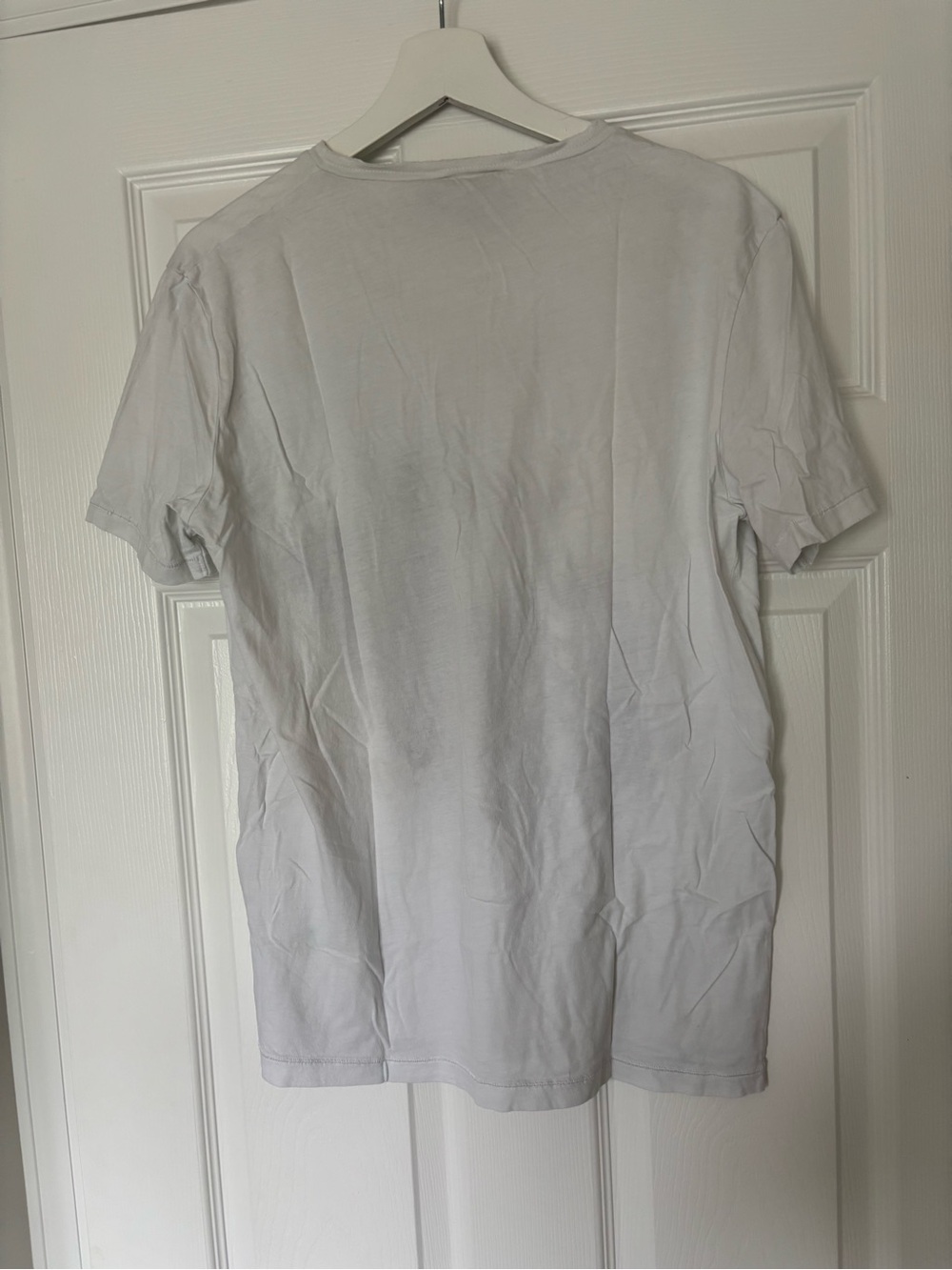 Emporio Armani White T-Shirt with Black Portrait and Green Accent - Picture 6 of 6